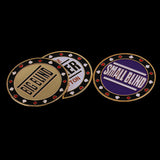 Maxbell 1 Dealer 1 Small Blind 1 Big Blind Poker Chip Set Poker Card Guard Protector