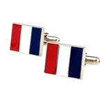 Maxbell Upscale Hot French Flag Shirt Cufflinks Luxury Cuff Links for Men's Wedding