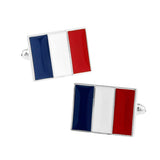 Maxbell Upscale Hot French Flag Shirt Cufflinks Luxury Cuff Links for Men's Wedding