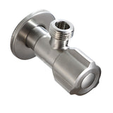 Maxbell Bathroom Toilet Basin G1/2'' Switch Valve Male Thread Connections Kitchen Sink Faucet Angle Valve Faucet Chromed Stainless Steel