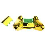 Maxbell Chrome Housing Shell Skins Case Cover For Xbox One Elite Controller  Gold