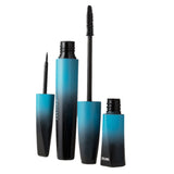 Maxbell 2pcs Eyes Lashes Cosmetic Set 3D Long Curling Mascara Eyeliner Makeup Waterproof Long Lasting