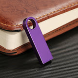Maxbell USB 2.0 Flash Memory Drive Bulk Thumb U Disk Sticks Fast Storage Capless Key Ring Design Waterproof Purple  64GB