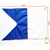 Maxbell Scuba Diving Dive Boat Flag ( Alpha Flag ) with Metal Grommets, 500 x 350 mm