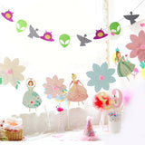 Maxbell Funny Outer Space Felt Bunnting Banner Garland DIY Baby Shower Party Decor