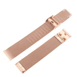 Maxbell Unisex Luxury Stainless Steel Bracelet Strap Mesh Replacement Watch Band Rose Gold 16mm