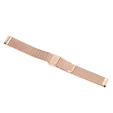 Maxbell Unisex Luxury Stainless Steel Bracelet Strap Mesh Replacement Watch Band Rose Gold 16mm