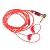 Maxbell 3.5mm Gold Plated Connector Replacement Update Cable for Shure Headphone Red 3.3ft