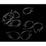 Maxbell 10 Pcs Replacement Spare Ear Hook Loop Earloop Clip for Bluetooth Headset 5.6mm Clear