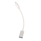 Maxbell OTG Adapter Micro USB Male To USB 2.0 Female Data Sync Charging Cable Cord Silver