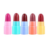 Maxbell 5pcs Mini Lipsticks Comestic Set Lip Stick Lip Gloss Makeup Long Lasting for Women