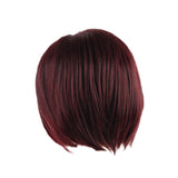 Maxbell Short Straight Women Fluffy Synthetic Hair Wig Natural Looking Costume Wigs Heat Resistant Wigs with Wig Cap