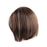 Maxbell Short Straight Women Fluffy Synthetic Hair Wig Natural Looking Costume Wigs Heat Resistant Wigs with Wig Cap