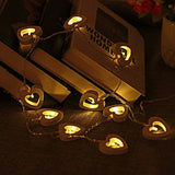 Maxbell White 10 LED Heart Line/Garland/Runner Lights/wedding/Christmas Table