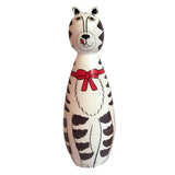 Maxbell Set of 5pcs Painted Wooden Cat Family Nesting Dolls Matryoshka Russian Doll Kids Gift