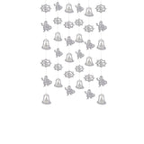 Maxbell 36pcs/set Christmas Party Cute Santa Claus Snowflake Bell Paper DIY Garland Xmas Wedding Home DIY Ornaments