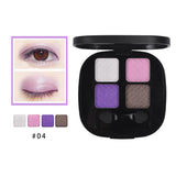 Maxbell Portable Size 4 Assorted Colors Cosmetic Eyeshadow Palette for Women Girls Eye Makeup Beauty Cosmetic Tools #4