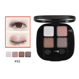 Maxbell Portable Size 4 Assorted Colors Cosmetic Eyeshadow Palette for Women Girls Eye Makeup Beauty Cosmetic Tools #2