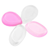 Maxbell 4 Pieces Silicone Makeup Blender Sponge Puffs for Liquid Foundation Concealer Bronzer Cream Powder Blusher Comestic Tools