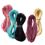 Maxbell Set of 5PCS Flat Faux Suede Korean Velvets Cord String Jewelry DIY Making Lacing Beading Accessories 4#