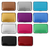Maxbell Mini Waterproof Aluminum Metal Business ID Credit Card Holder - Green