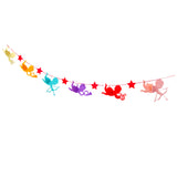 Maxbell Handmade Felt Cupid Star Bunting Banner Pennant for Party Christmas Baby Shower Playroom Nursery Decor Decoration Flags 2 m