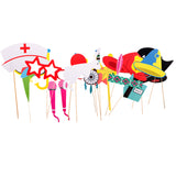 Maxbell Pieces of 20 Photo Booth Props Wedding Halloween Carnival Party Mask on A Stick