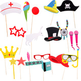 Maxbell Pieces of 20 Photo Booth Props Wedding Halloween Carnival Party Mask on A Stick