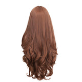 Maxbell Natural Sweet Girls Synthetic Hair Wig Long Wavy Full Wigs Cosplay Blonde Full Head Wigs Costume Party Hairpiece