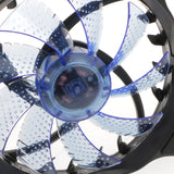 Maxbell 12cm 32 LEDs Light Holder Fan PC Case Fan Computer Gaming CPU Cooler Blue