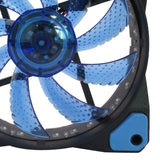 Maxbell 12cm 32 LEDs Light Holder Fan PC Case Fan Computer Gaming CPU Cooler Blue