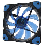 Maxbell 12cm 32 LEDs Light Holder Fan PC Case Fan Computer Gaming CPU Cooler Blue