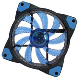 Maxbell 12cm 32 LEDs Light Holder Fan PC Case Fan Computer Gaming CPU Cooler Blue