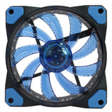 Maxbell 12cm 32 LEDs Light Holder Fan PC Case Fan Computer Gaming CPU Cooler Blue