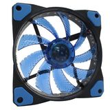 Maxbell 12cm 32 LEDs Light Holder Fan PC Case Fan Computer Gaming CPU Cooler Blue