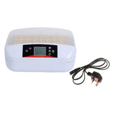 Maxbell New Automatic Clear Digital Chicken Duck Bird 32 Eggs Incubator Hatcher Househould UK Plug 220V