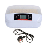 Maxbell New Automatic Clear Digital Chicken Duck Bird 32 Eggs Incubator Hatcher Househould UK Plug 220V