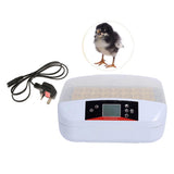 Maxbell New Automatic Clear Digital Chicken Duck Bird 32 Eggs Incubator Hatcher Househould UK Plug 220V