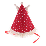 Maxbell Delicate Kid Baby Birthday Party Crown Bow Cone Party Hat Headwear Costume