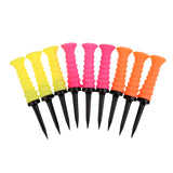 Maxbell 3 Pieces Durable Plastic & Rubber Elastic Golf Tees 83mm Low Resistance