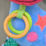 Maxbell Newborn Baby Kids Handkerchief Bed Stroller Car Hanging Bell Plush Deer Music Rattles Toys Teether Ring Play Doll