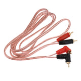 Maxbell 2 RCA to 2 RCA 3.5mm Male Car Stereo Audio Connection Cable Adapter 2M