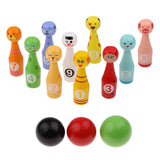 Maxbell Mini 13 Pieces Creative Cartoon Bowling Set Kids Hands-on Intellectual Development Toy Good Gifts Games