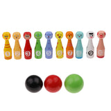 Maxbell Mini 13 Pieces Creative Cartoon Bowling Set Kids Hands-on Intellectual Development Toy Good Gifts Games