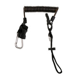 Maxbell Spiral Coiled Quick Release Buckle Scuba Diving Dive Lanyard with Stainless Steel Snap Clip Attachment for Camera