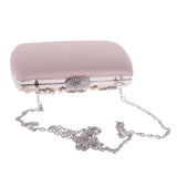 Maxbell Women Rhinestone Pearl Handbag Wedding Evening Party Clutch Bag Wallet Purse