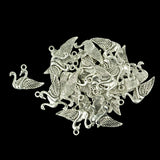 Maxbell 20 Pieces Tibetan Silver Lover Swan Valentines Day Charm Pendant Jewelry DIY