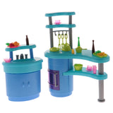 Maxbell Dollhouse Furniture Kitchen Playset Cooking Wares Tools for 1/6 Barbie Doll