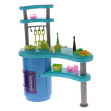 Maxbell Dollhouse Furniture Kitchen Playset Cooking Wares Tools for 1/6 Barbie Doll