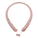 Maxbell Bluetooth Headphone Stereo Sport Headset Handsfree Black Neckband Earphone Gold